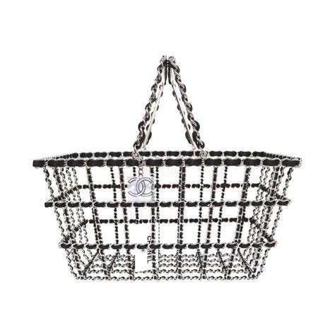 baskets chanel occasion|chanel shopping basket.